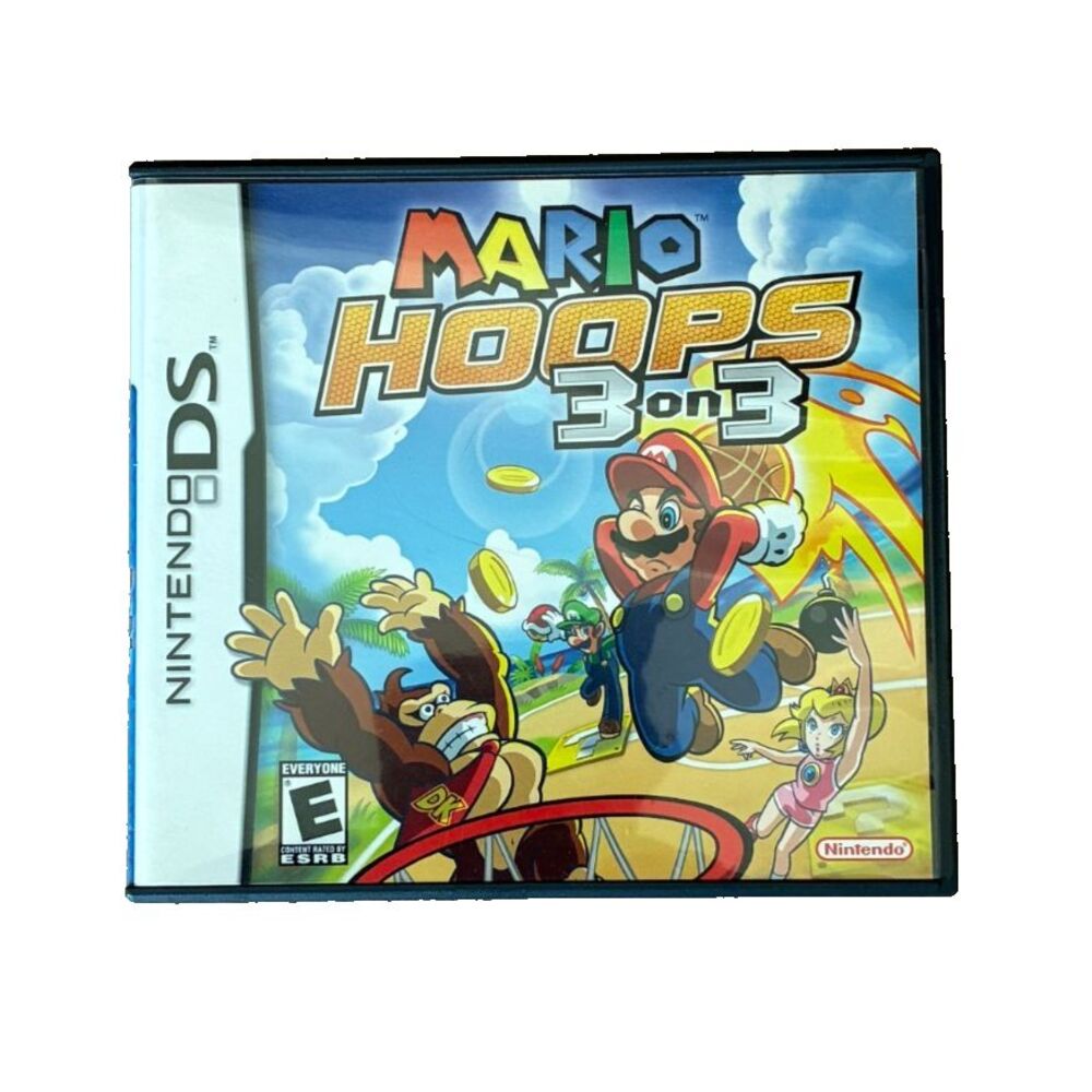 Mario Hoops 3 on 3 Nintendo DS 2006 Tested Working NO Manual